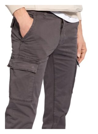 Napapijri Cargohose Moto 3 Slim Fit grau