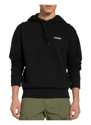 Napapijri Hoodie Patch schwarz
