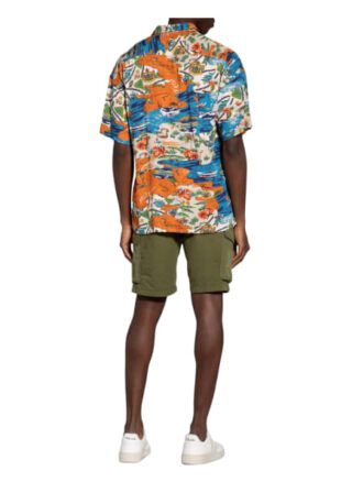Napapijri G-Maui Kurzarm-Hemd Herren, Orange