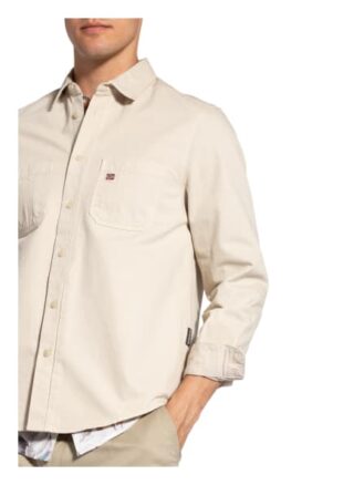 Napapijri Gel Overshirt Herren, Beige