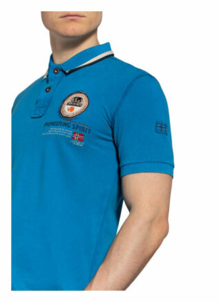 Napapijri Gandy Pique-Poloshirt Herren, Blau