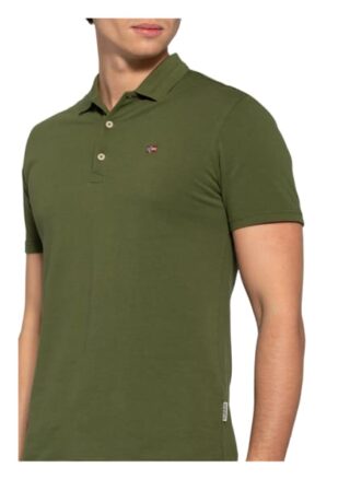Napapijri Piqué-Poloshirt Herren, Grün