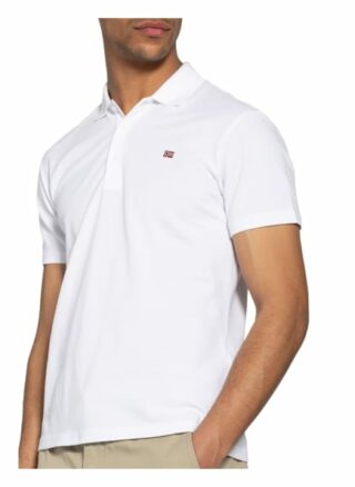 Napapijri Piqué-Poloshirt weiss