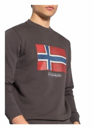 Napapijri Birol Sweatshirt Herren, Grau