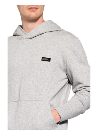National Geographic Hoodie grau