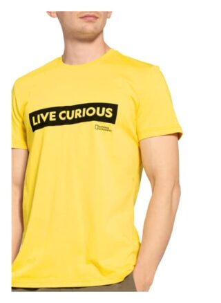 National Geographic T-Shirt Herren, Gelb