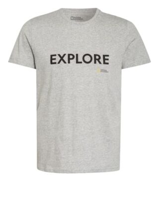 National Geographic T-Shirt Herren, Grau