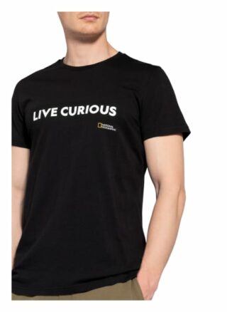 National Geographic T-Shirt Herren, Schwarz