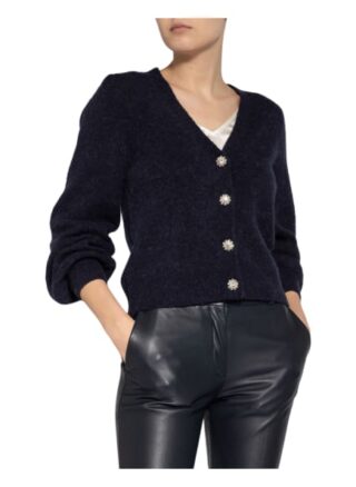 Neo Noir Strickjacke Gimma Mit Alpaka blau