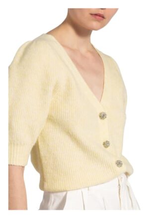 Neo Noir Strickjacke Marsia Mit Alpaka gelb