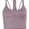 Nike Cropped-Top Dri-Fit violett