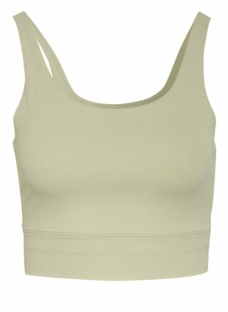 Nike Cropped-Top Yoga Luxe gruen