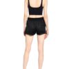 Nike Cropped-Top Yoga Luxe schwarz