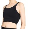 Nike Cropped-Top Yoga Luxe schwarz