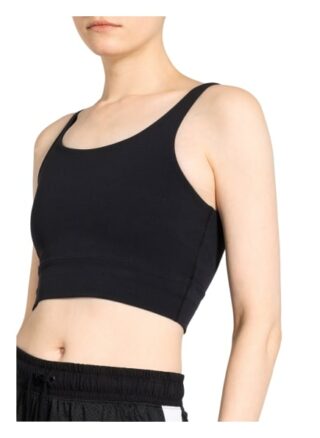 Nike Cropped-Top Yoga Luxe schwarz