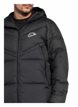 Nike Daunenjacke Windrunner schwarz