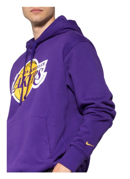 Nike Nba Los Angeles Lakers Essential Hoodie Herren Lila Lassiger Begleiter Top Qualitat