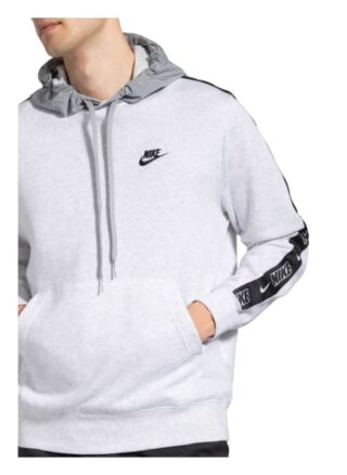 Nike Hoodie Sportswear Mit Galonstreifen grau