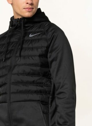 Nike Hybrid-Trainingsjacke Therma schwarz