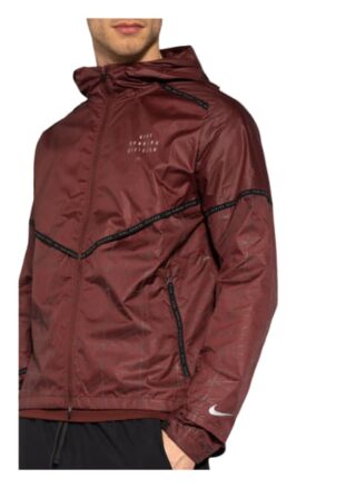 Nike Laufjacke Shield Flash Run Division rot