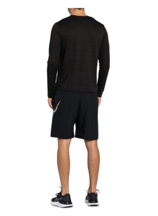 Nike Dri-Fit Miler Longsleeve Herren, Schwarz