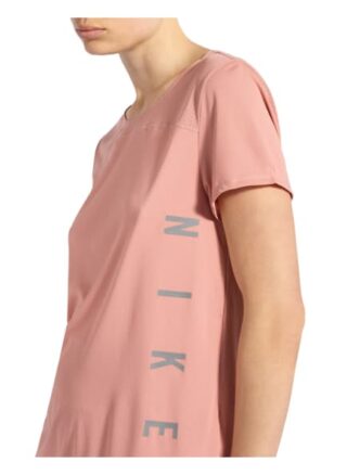 Nike Laufshirt Miler Run Division Mit Mesh-Einsatz pink