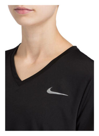 Nike Laufshirt Miler schwarz