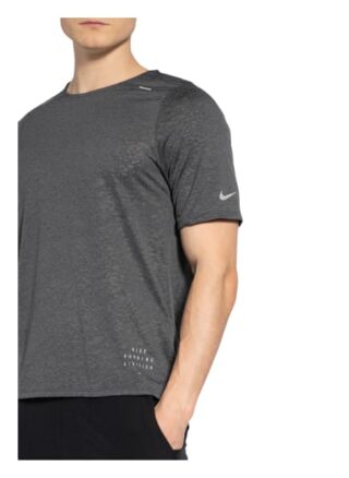 Nike Rise 365 Run Division T-Shirt Herren, Schwarz