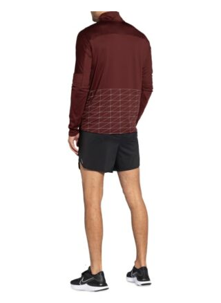 Nike Laufshirt Run Division Mit Mesh-Einsatz rot