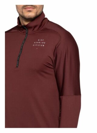 Nike Laufshirt Run Division Mit Mesh-Einsatz rot