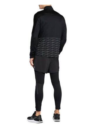 Nike Laufshirt Run Division Mit Mesh-Einsatz schwarz