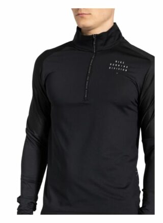Nike Laufshirt Run Division Mit Mesh-Einsatz schwarz
