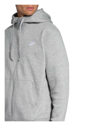 Nike Sweatjacke Sportswear Club grau