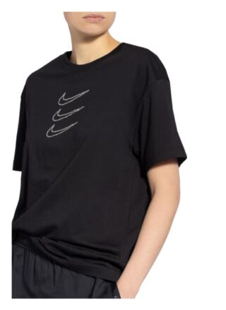 Nike T-Shirt Sportswear Rhinestone Mit Schmucksteinbesatz schwarz