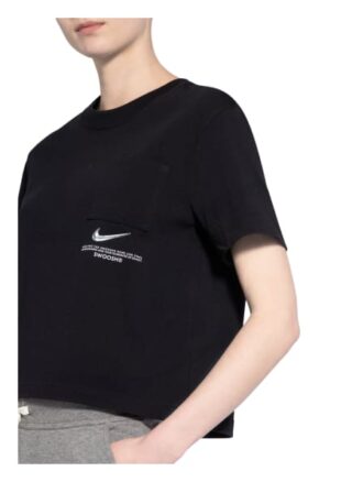 Nike T-Shirt Sportswear Swoosh schwarz