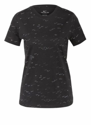 Nike Sportswear Swoosh T-Shirts Damen, Schwarz