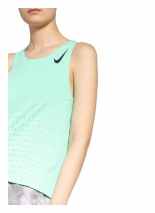 Nike Tanktop Aeroswift Mit Mesh gruen
