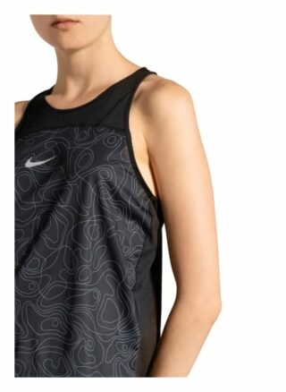 Nike Tanktop Miler Run Division Mit Mesh-Einsatz schwarz