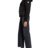 No.1 Como Sweatjacke Im Materialmix schwarz