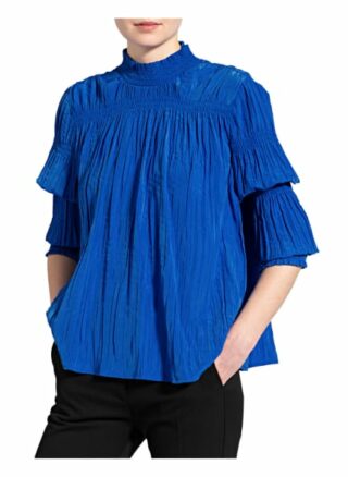Norr Blusenshirt Wilder blau