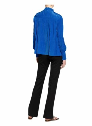 Norr Blusenshirt Wilder blau