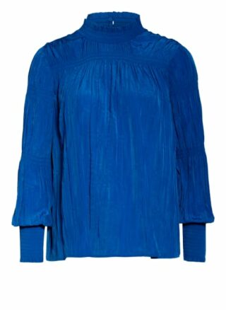 Norr Blusenshirt Wilder blau