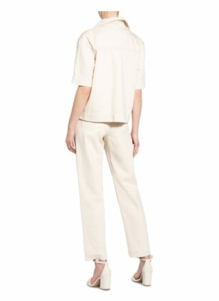 Norr Jeansbluse Talon beige