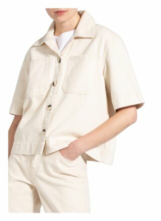 Norr Jeansbluse Talon beige
