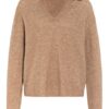 Norr Pullover Mit Alpaka beige