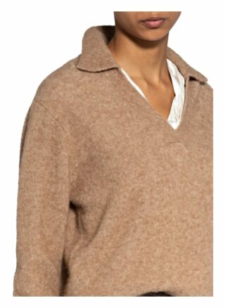Norr Pullover Mit Alpaka beige