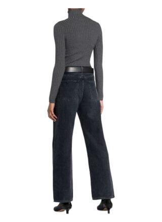 Norr Rollkragenpullover grau