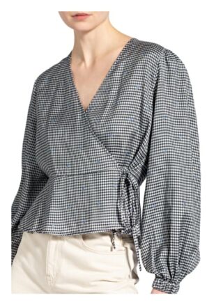 Norr Wickelbluse Tanja schwarz