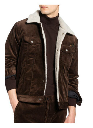 Nudie Jeans Cordjacke Bonny braun
