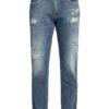 Nudie Jeans Jeans Gritty Jackson Straight Leg Jeans Herren, Blau